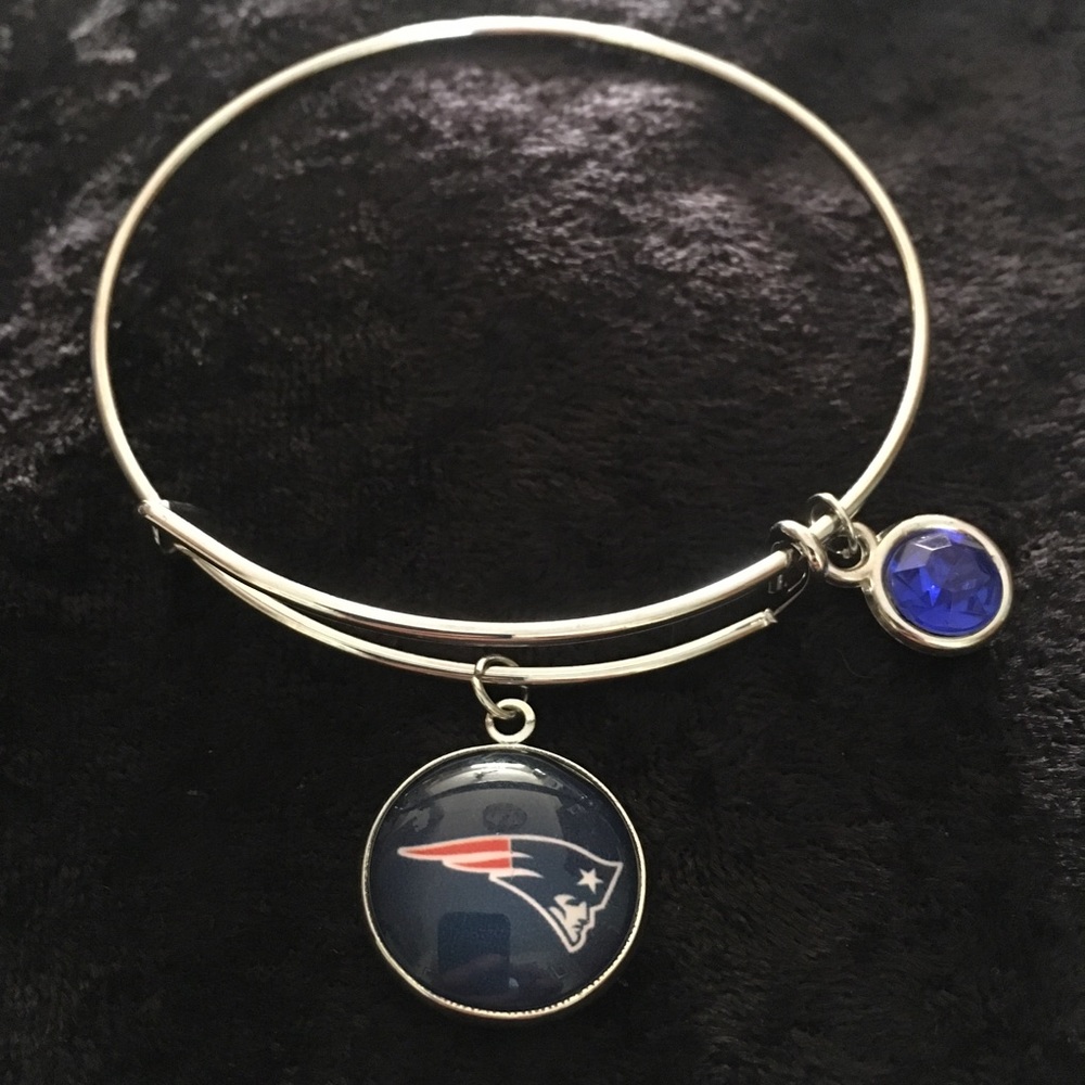 New England Patriots Adjustable Bangle Bracelets.